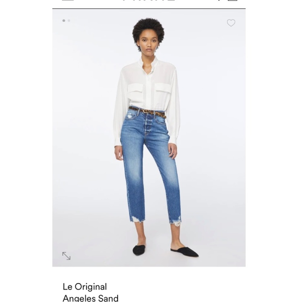 Frame Denim Le Original Angeles Sand High Rise